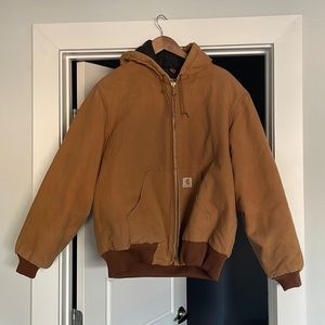 Carhartt LOOSE FIT FIRM DUCK INSULATED FLANNEL-LINED ACTIVE JACKET